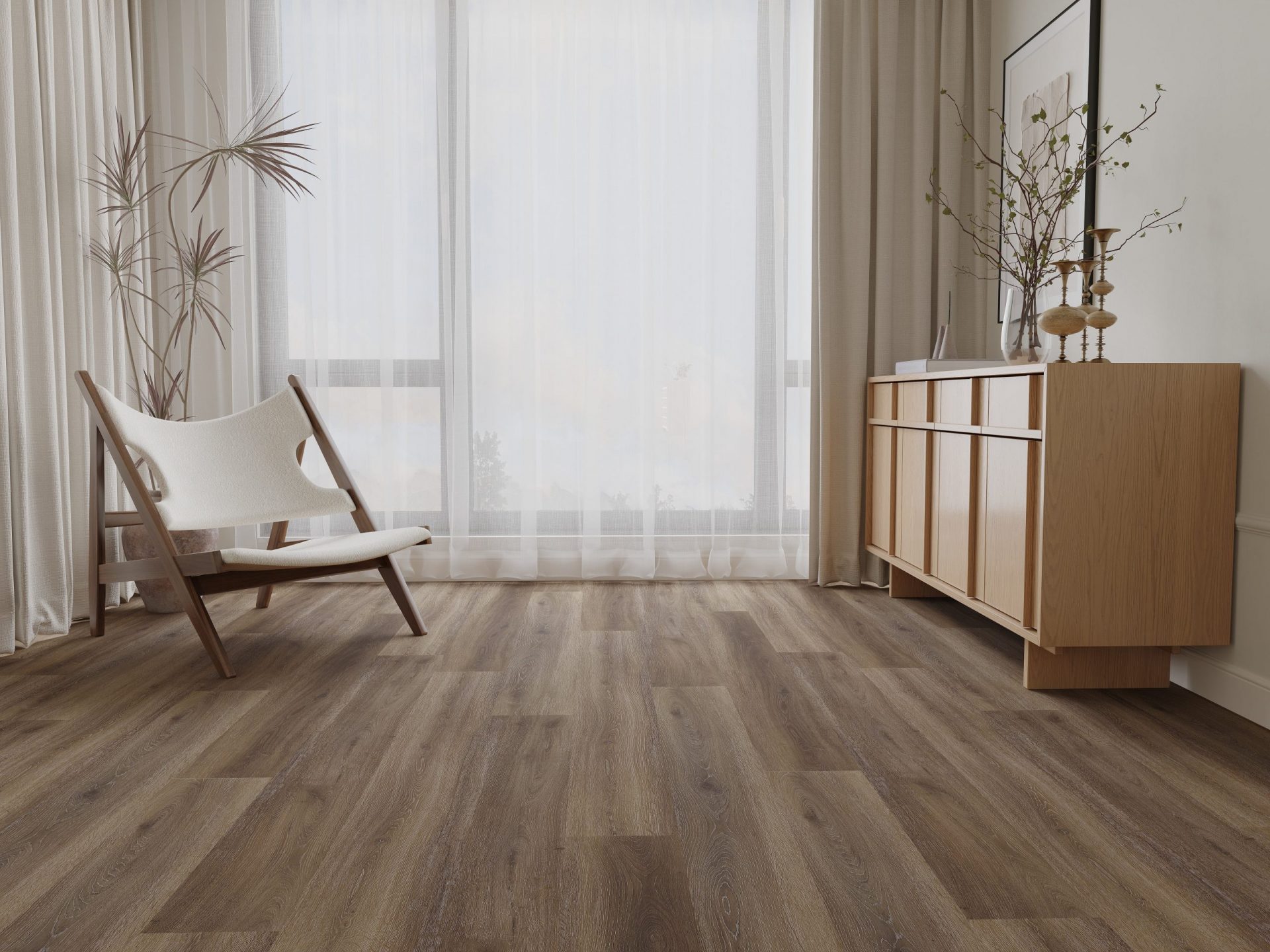 Vinylboden in braun, holzoptik von Bonlay